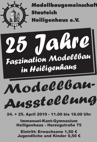 MSH e.V. Ausstellungsplakat - Plakat fr die Jubilumsausstellung 2010